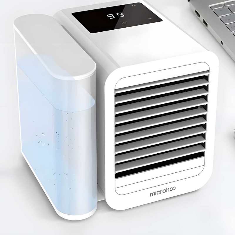 Portable Evaporative Cooler with 1000ml Tank, 6W USB Power, view 19