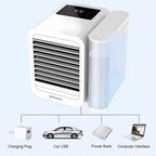 Portable Evaporative Cooler with 1000ml Tank, 6W USB Power, view 7