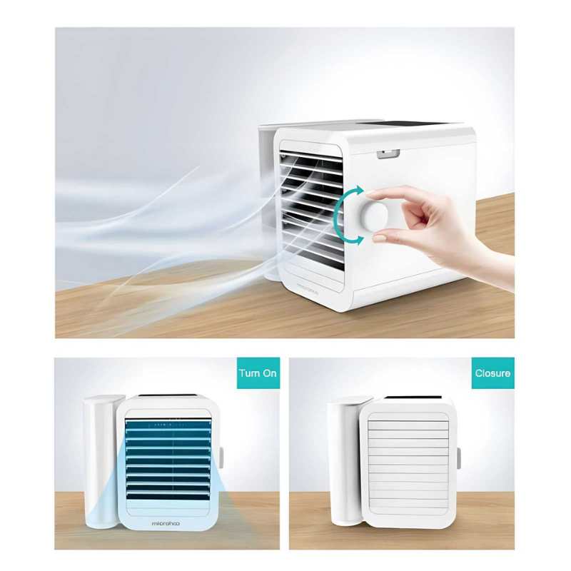 Portable Evaporative Cooler with 1000ml Tank, 6W USB Power, view 9