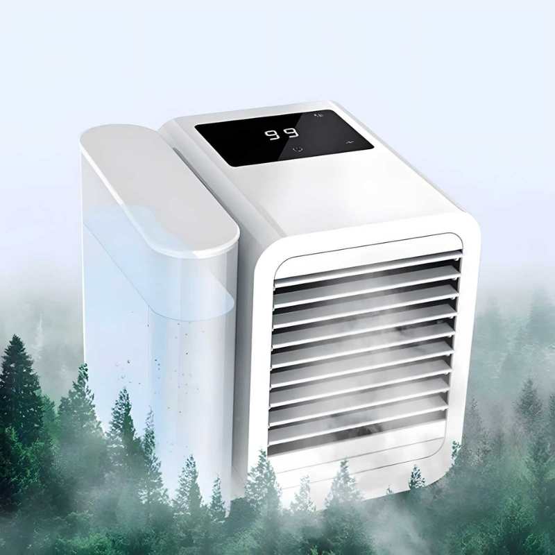 Portable Evaporative Cooler with 1000ml Tank, 6W USB Power