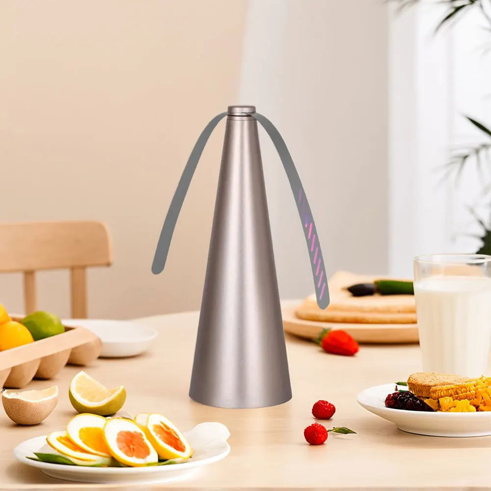 Portable Fly Repellent Fan, ABS, USB or 2 AA Battery, 26 cm, view 11