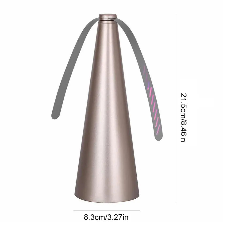 Portable Fly Repellent Fan, ABS, USB or 2 AA Battery, 26 cm, view 13
