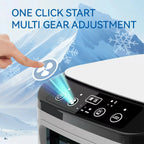 Portable Mini Air Conditioner Fan and Humidifier, 3-Speed, 900ML, view 11
