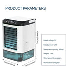 Portable Mini Air Conditioner Fan and Humidifier, 3-Speed, 900ML, view 6