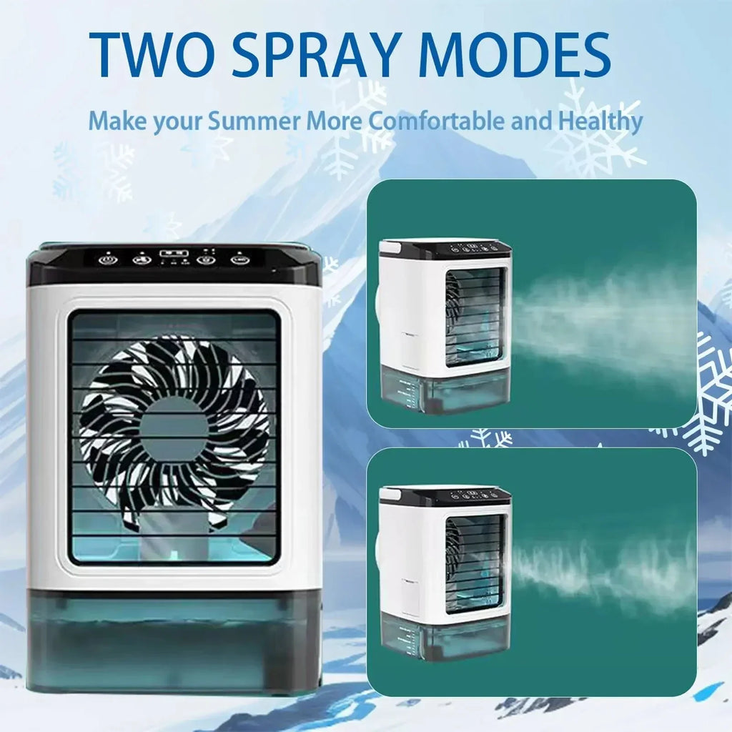Portable Mini Air Conditioner Fan and Humidifier, 3-Speed, 900ML, view 7