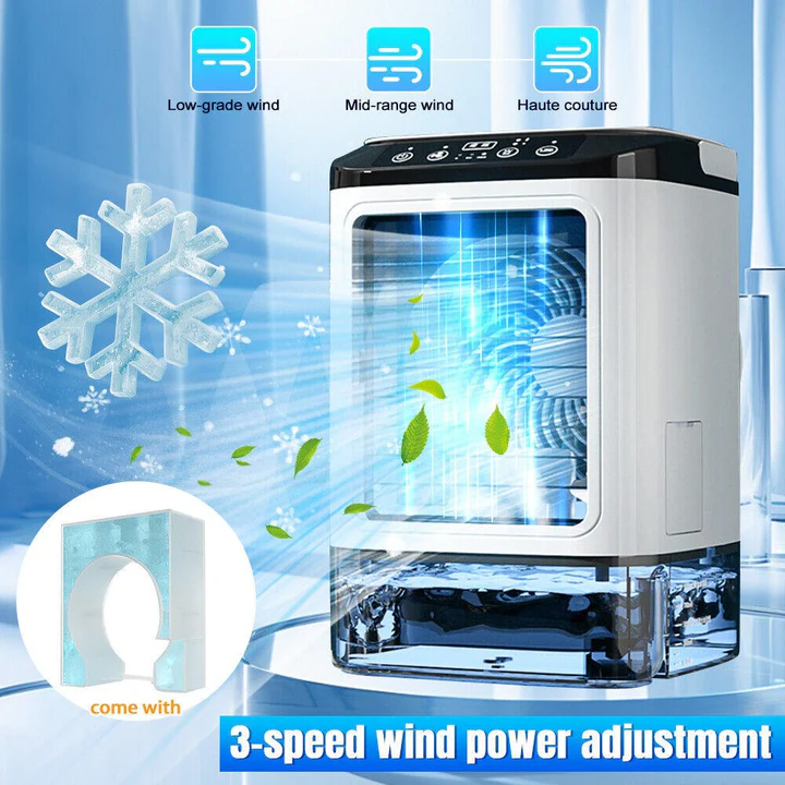 Portable Mini Air Conditioner, USB-Powered Evaporative Cooling, view 6