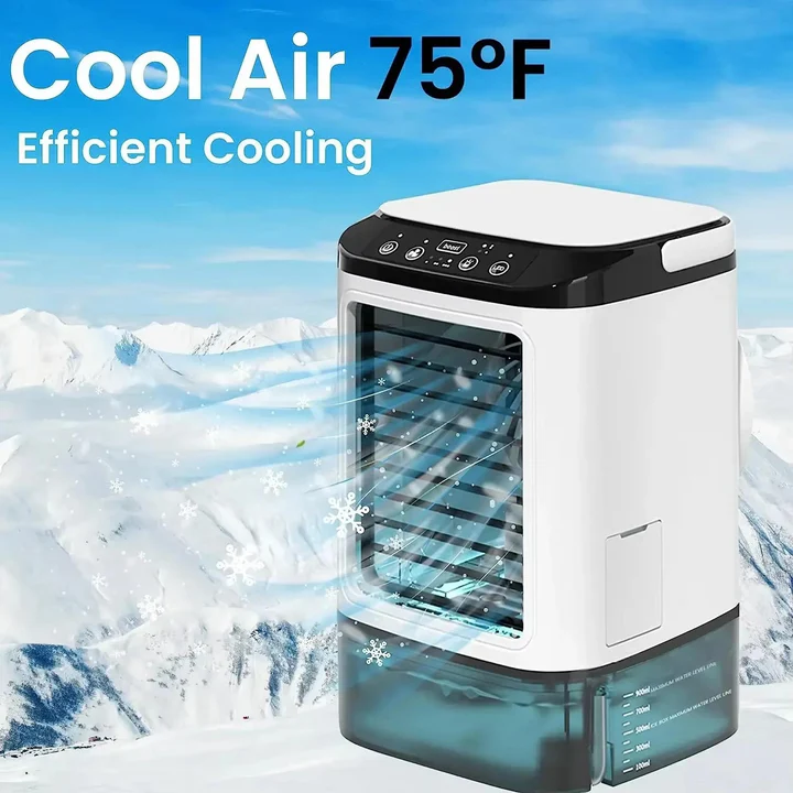 Portable Mini Air Conditioner, USB-Powered Evaporative Cooling, view 7