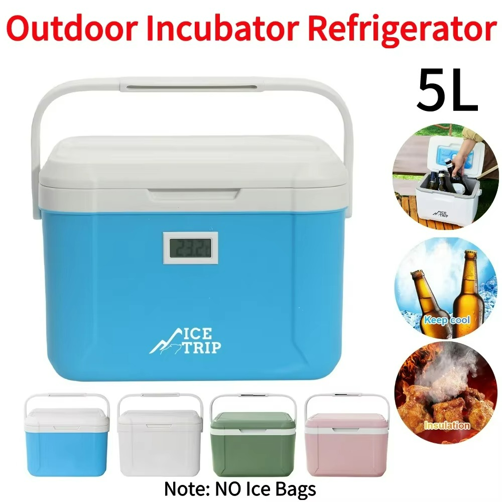 Portable Mini Freezer, 5-Litre ABS, Compact Design for Car and Camping, view 5