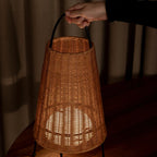 Portable Rattan Lantern | High & Bury