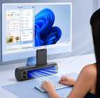 Portable Rechargeable Fan, Wall-Mounted or Desktop, 2000 mAh Battery, 5V, view 7