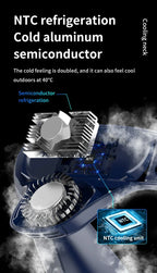 Portable Rechargeable Neck Fan, 5200mAh, Semiconductor Cooling, view 11
