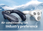 Portable Rechargeable Neck Fan, 5200mAh, Semiconductor Cooling, view 7