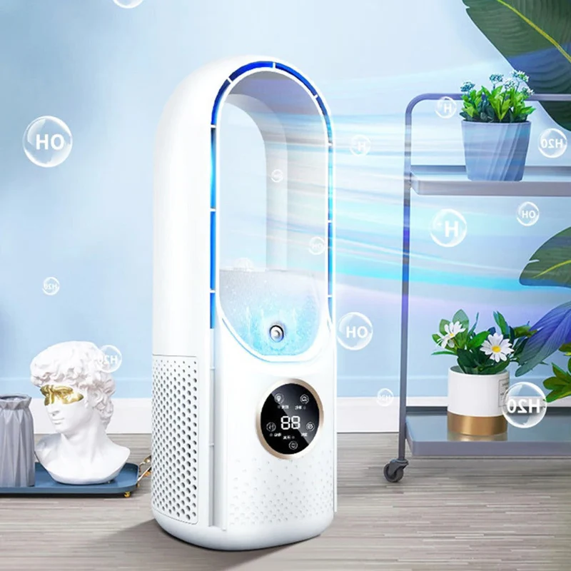Portable USB Air Conditioner Humidifier with 100 ml Tank, 6 Speeds and Timer, view 8
