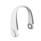 Portable USB Neck Fan in ABS, Hands-Free Wear, 195 × 167 × 57.3 mm