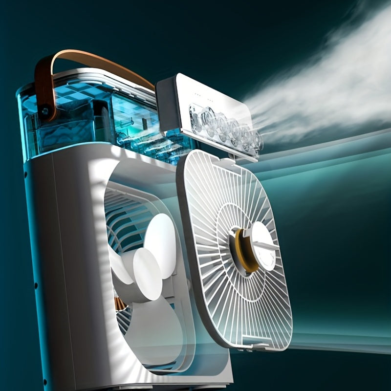 Portable USB Table Fan with Misting Feature, Touch Control and 3 Speeds, view 12
