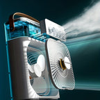 Portable USB Table Fan with Misting Feature, Touch Control and 3 Speeds, view 12