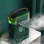 Portable USB Table Fan with Misting Feature, Touch Control and 3 Speeds, view 13