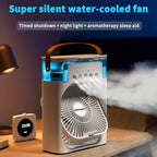 Portable USB Table Fan with Misting Feature, Touch Control and 3 Speeds, view 2