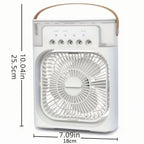 Portable USB Table Fan with Misting Feature, Touch Control and 3 Speeds, view 4