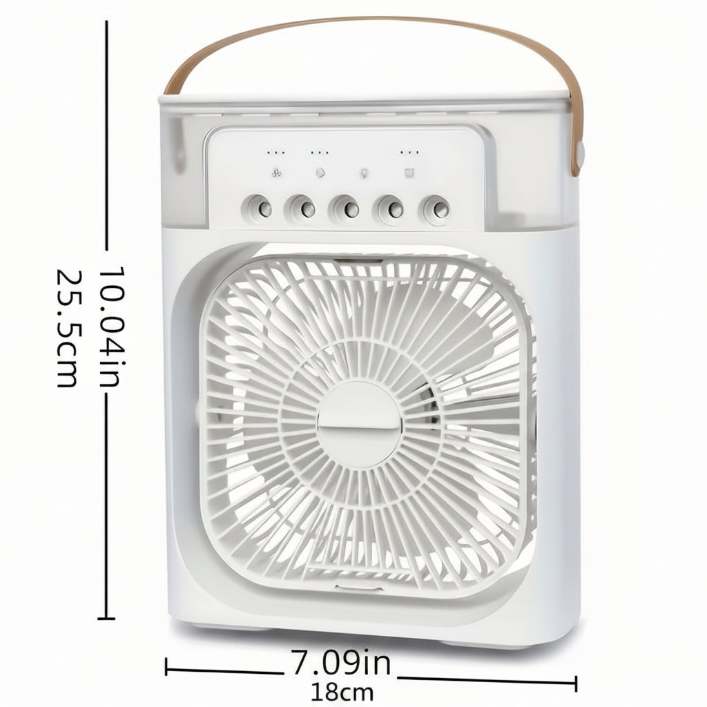Portable USB Table Fan with Misting Feature, Touch Control and 3 Speeds, view 4