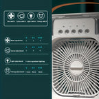 Portable USB Table Fan with Misting Feature, Touch Control and 3 Speeds, view 6