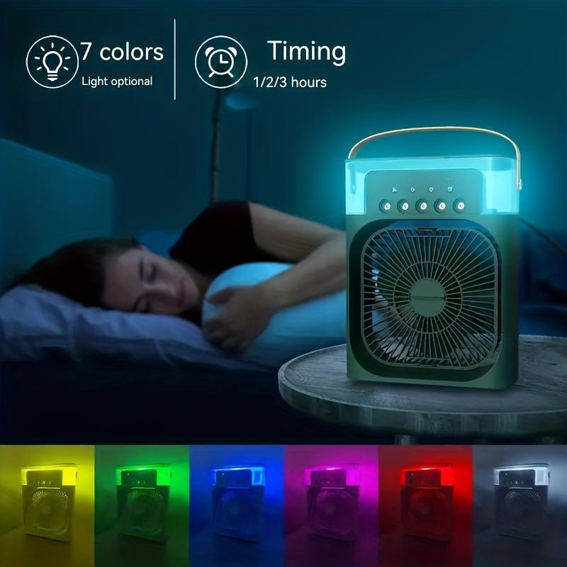 Portable USB Table Fan with Misting Feature, Touch Control and 3 Speeds, view 8