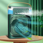 Portable USB Table Fan with Misting Feature, Touch Control and 3 Speeds