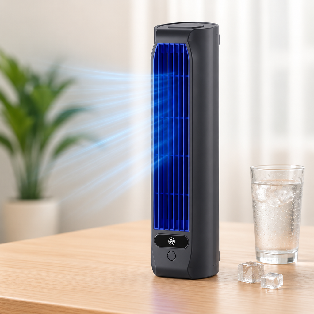 Portable Water-Based Air Cooler with Rechargeable Battery, 3 Speeds