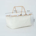 Practical Basket with Zipper and Sturdy Design | High & Bury