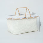 Practical Basket with Zipper and Sturdy Design | High & Bury
