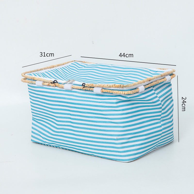 Practical Basket with Zipper and Sturdy Design | High & Bury