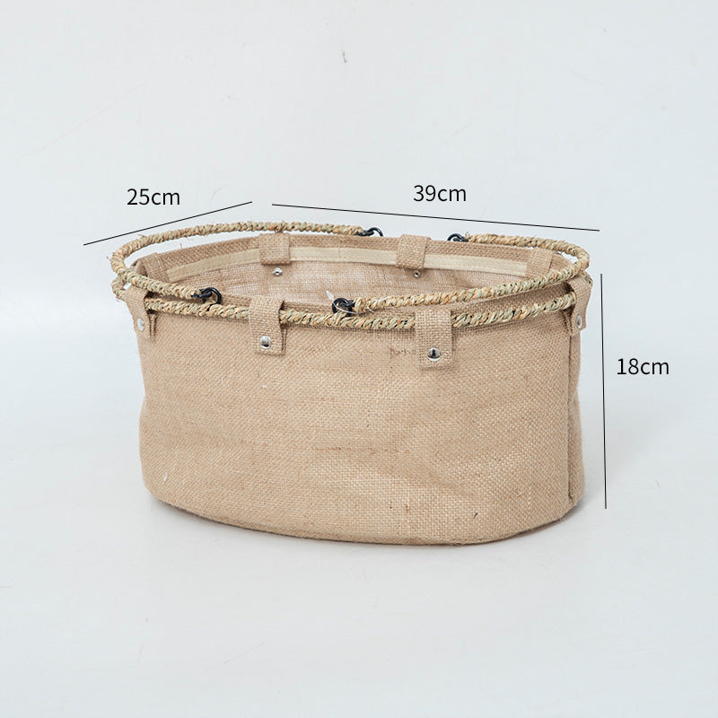 Practical Basket with Zipper and Sturdy Design | High & Bury