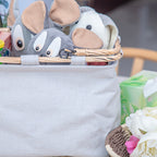 Practical Basket with Zipper and Sturdy Design | High & Bury