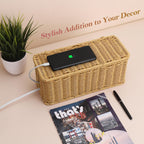 Practical Electronics Organizer Basket | High & Bury