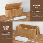 Practical Electronics Organizer Basket | High & Bury