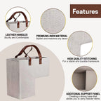Practical Foldable Storage Basket | High & Bury