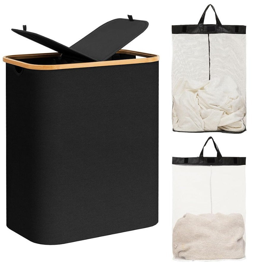 Practical Laundry Basket with Lid Lidded | High & Bury