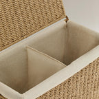 Practical Laundry Basket with Removable Inner Lining | High & Bury