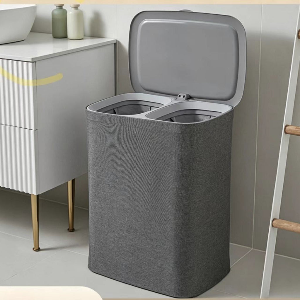 Practical Laundry Container with Stylish Lid | High & Bury