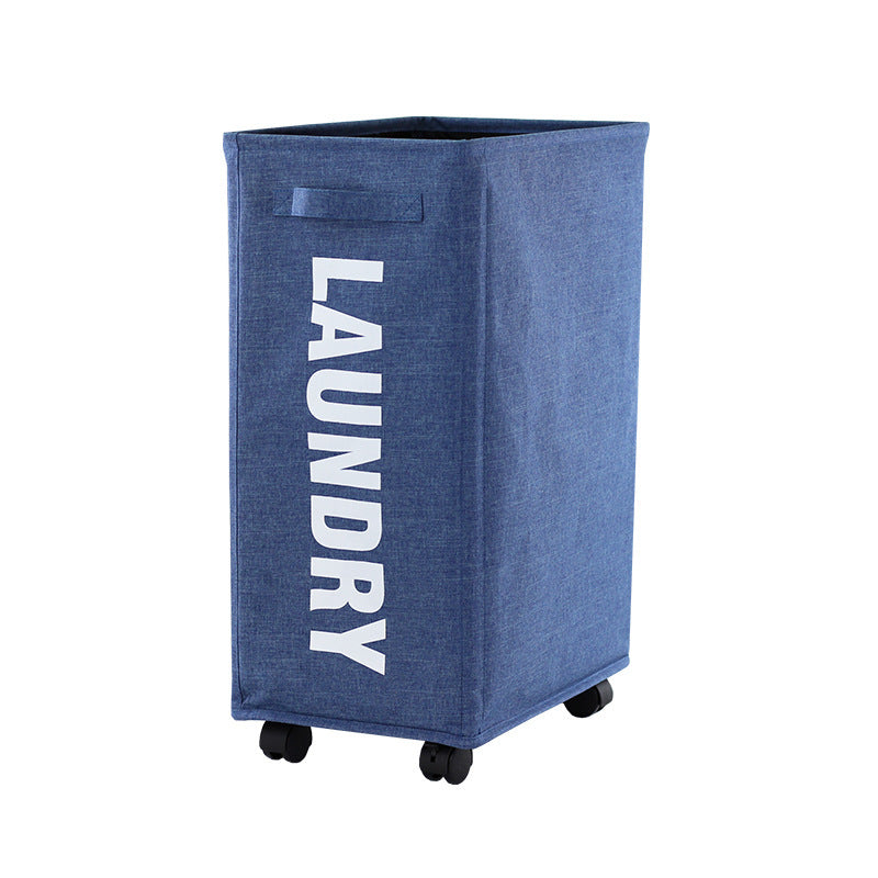 Practical Laundry Container with Wheels | High & Bury