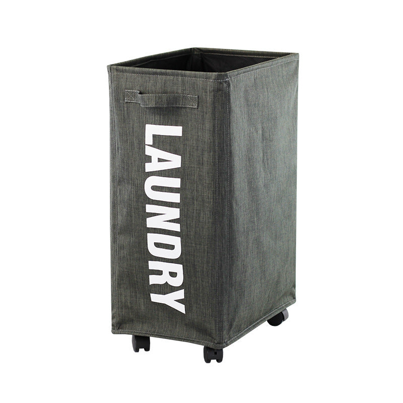 Practical Laundry Container with Wheels | High & Bury