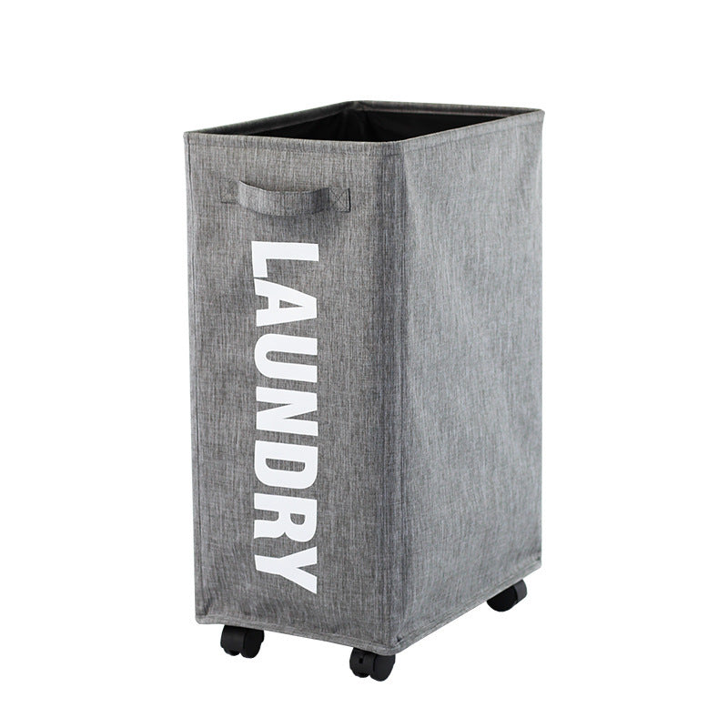 Practical Laundry Container with Wheels | High & Bury