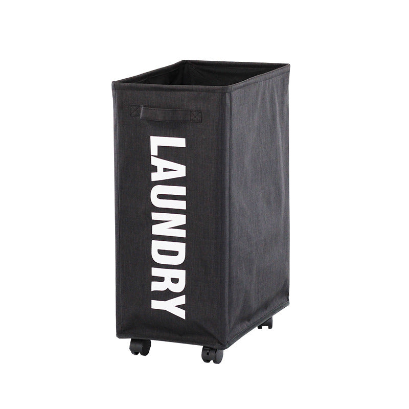 Practical Laundry Container with Wheels | High & Bury