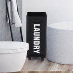 Practical Laundry Container with Wheels | High & Bury