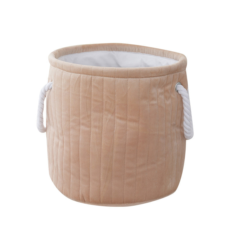 Practical Storage Basket Dark Red Coral | High & Bury