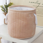 Practical Storage Basket Dark Red Coral | High & Bury