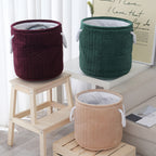 Practical Storage Basket Dark Red Coral | High & Bury