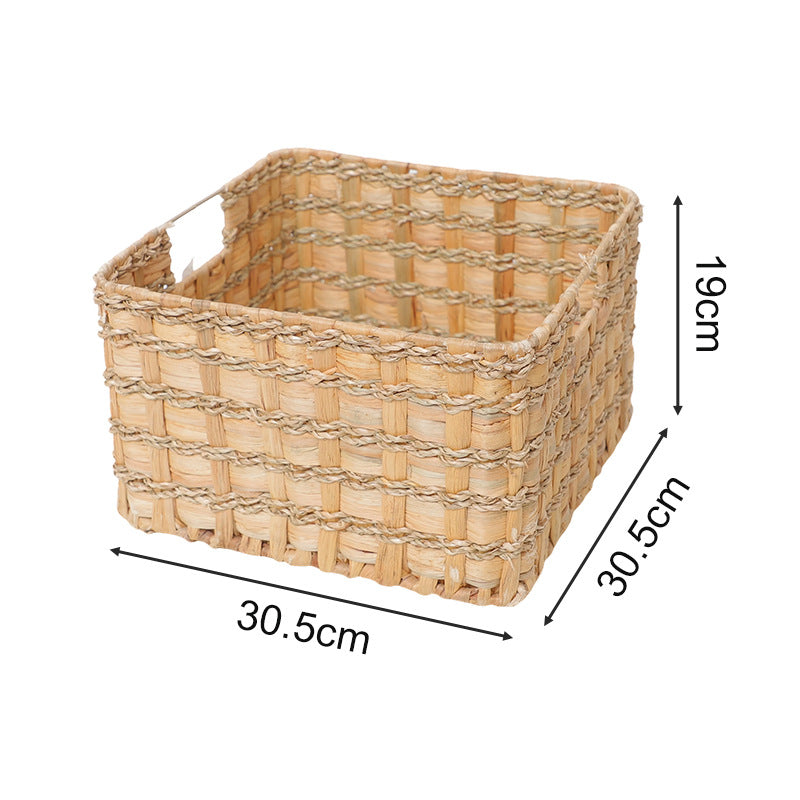 Practical Storage Basket made of Natural Materials Handwoven | High & Bury