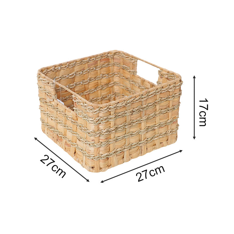 Practical Storage Basket made of Natural Materials Handwoven | High & Bury