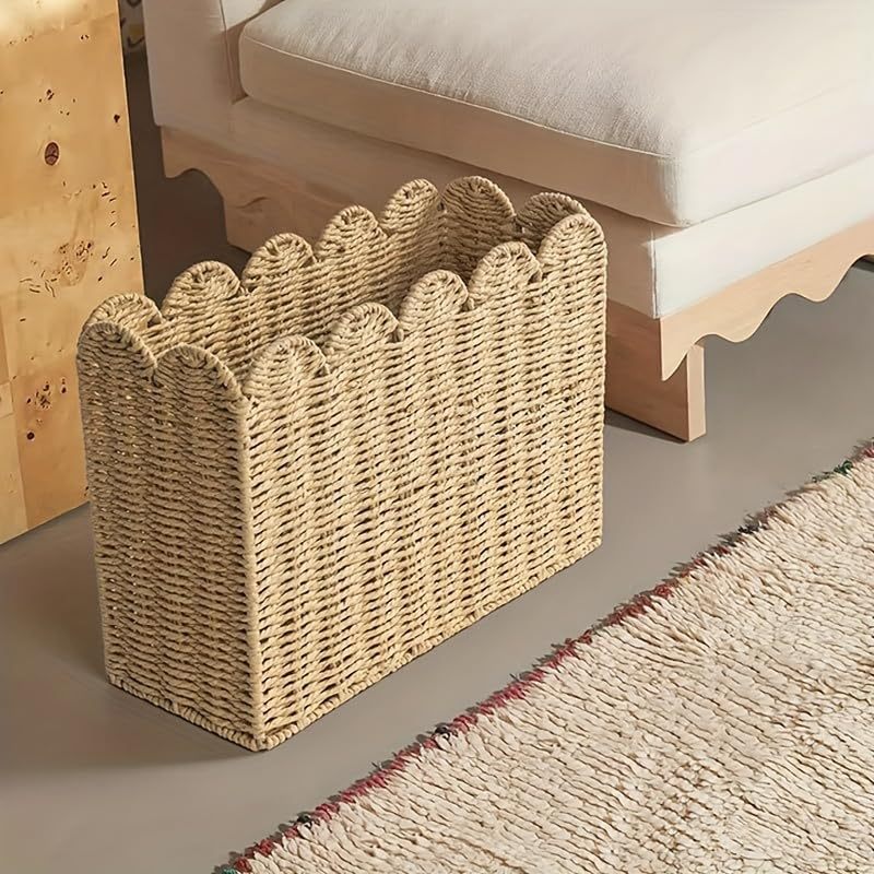 Practical Storage Basket made of Natural Materials | High & Bury